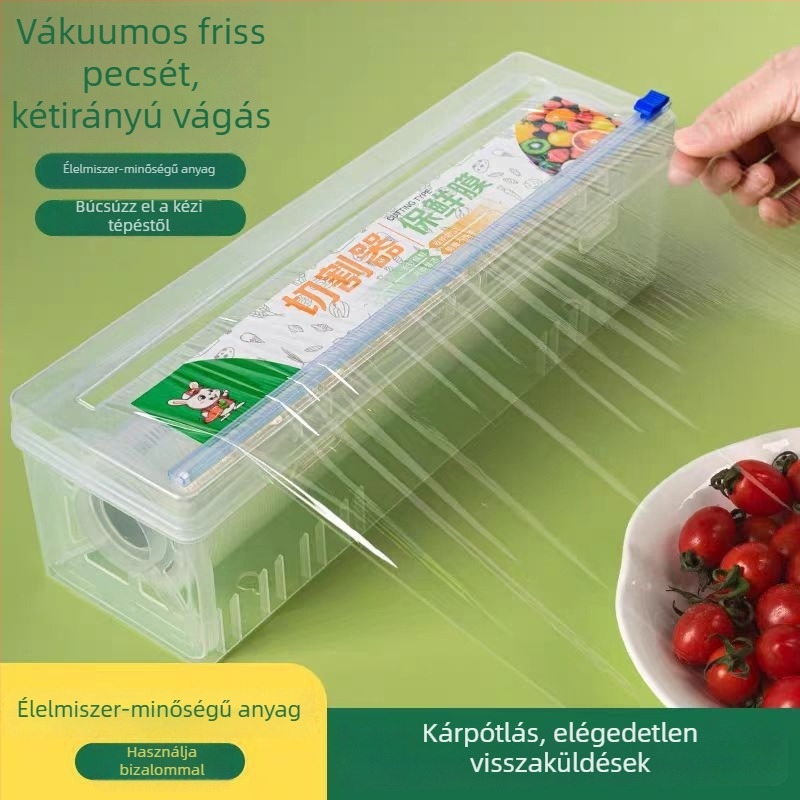 Fólia- és alumíniumfólia vágó kartondobozban – kreatív konyhai eszköz, nagykereskedelem