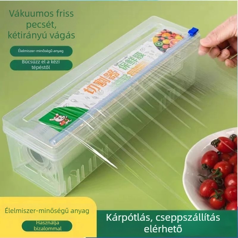 Fólia- és alumíniumfólia vágó kartondobozban – kreatív konyhai eszköz, nagykereskedelem