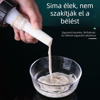 Kézi otthoni beöntő és kolbász töltő eszköz házi kolbász készítéséhez