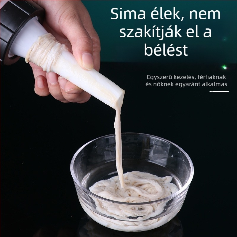 Kézi otthoni beöntő és kolbász töltő eszköz házi kolbász készítéséhez