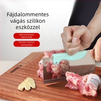 Szilikon kés hátvéd — hal formájú késvédő, ABS anyag (Anyag: ABS; Stílus: Egyszerű; Forma: Hal alakú)