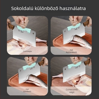Szilikon kés hátvéd — hal formájú késvédő, ABS anyag (Anyag: ABS; Stílus: Egyszerű; Forma: Hal alakú)