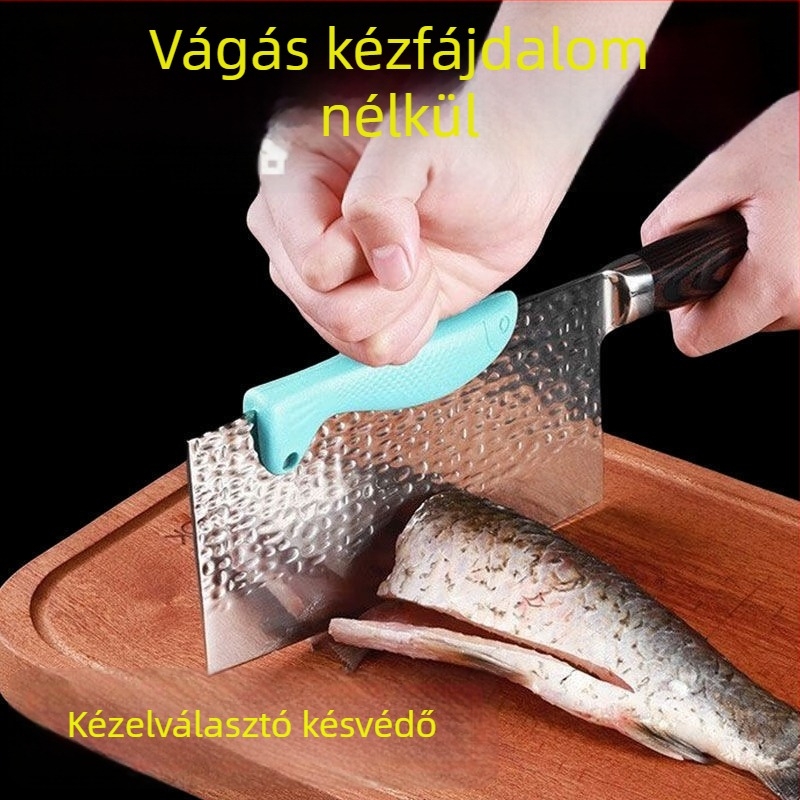 Szilikon kés hátvéd — hal formájú késvédő, ABS anyag (Anyag: ABS; Stílus: Egyszerű; Forma: Hal alakú)