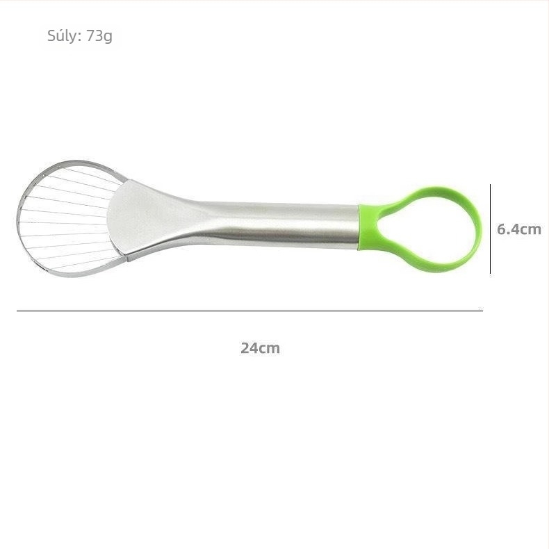 Multifunkcionális gyümölcs kés avocado és sárkánygyümölcs szeletelő: avokádó magtalanítás, dragon fruit szeletelés és hámozás; rozsdamentes acél 20213; eredet Yangjiang; modern és minimalist stílus; 2024-ben debütált