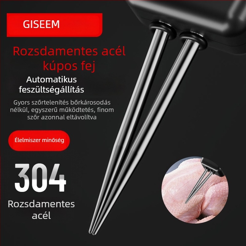 Elektromos kézi tollszedő készülék csirke, kacsa és liba tollainak plukkolására – ABS anyag, 5115 márka, modern minimalist Dizájn