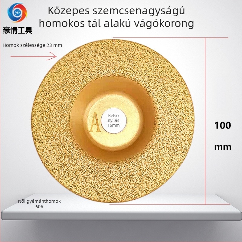 Gyémánt csiszolókorong flexhez – ívelt ív brazed korong a csiszoláshoz és vágáshoz márvány, gránit, csempék, kőlemezek és üveg – Pride Tools