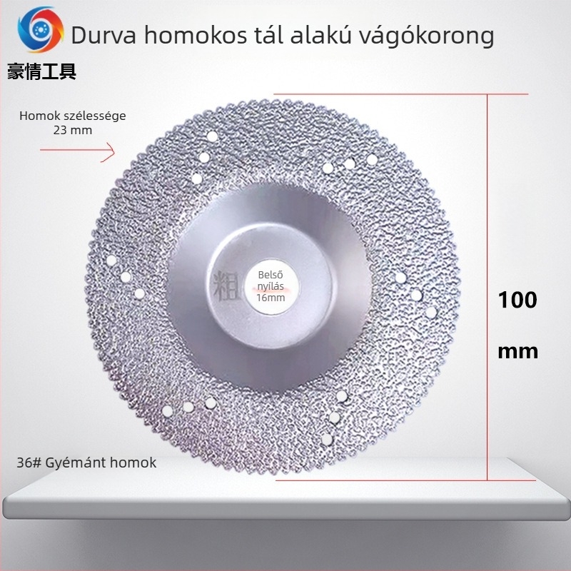 Gyémánt csiszolókorong flexhez – ívelt ív brazed korong a csiszoláshoz és vágáshoz márvány, gránit, csempék, kőlemezek és üveg – Pride Tools