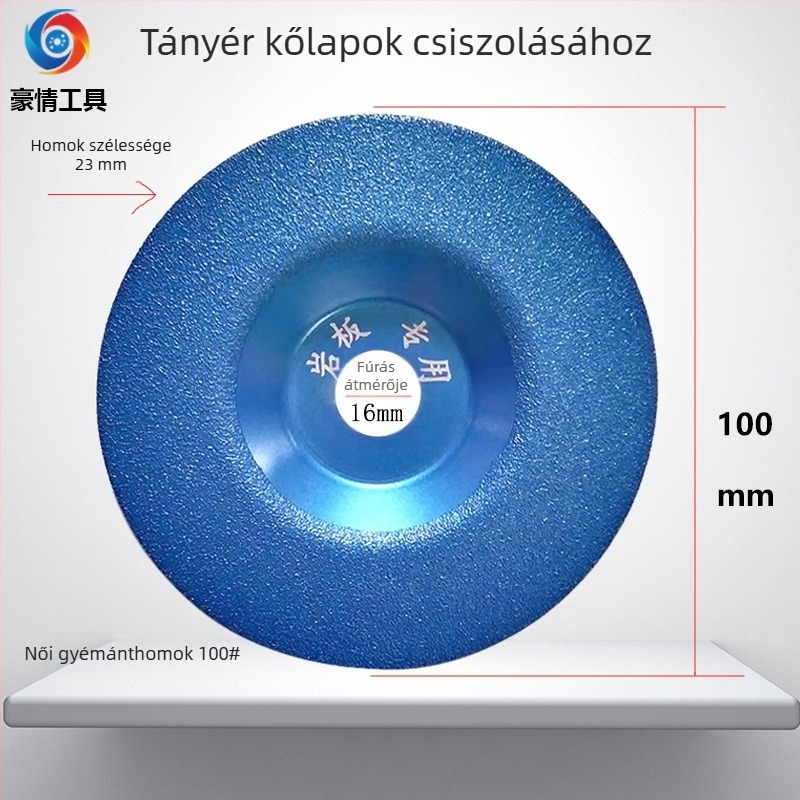 Gyémánt csiszolókorong flexhez – ívelt ív brazed korong a csiszoláshoz és vágáshoz márvány, gránit, csempék, kőlemezek és üveg – Pride Tools