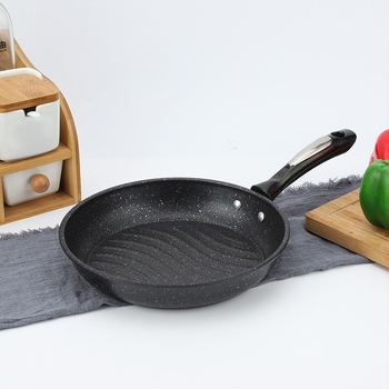 Wok rozsdamentes acélból, tapadásmentes bevonattal, általános tűzhelyhez kompatibilis, testreszabható modell 001