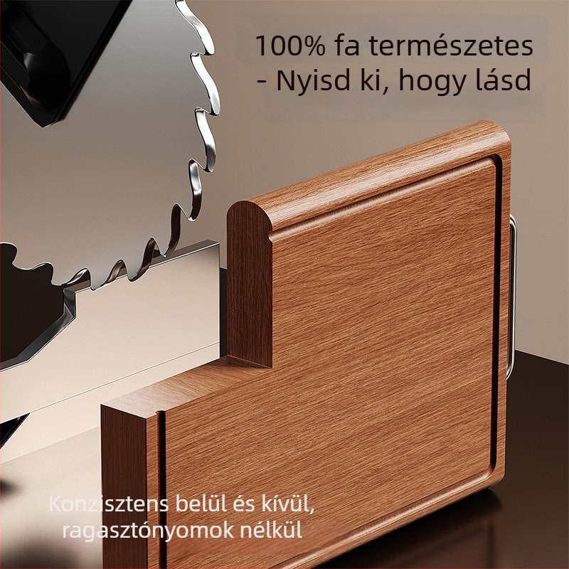 Yizhifu Fa vágódeszka, háztartási, hordozható, csúszásmentes, kétoldalas, modern minimalista stílus