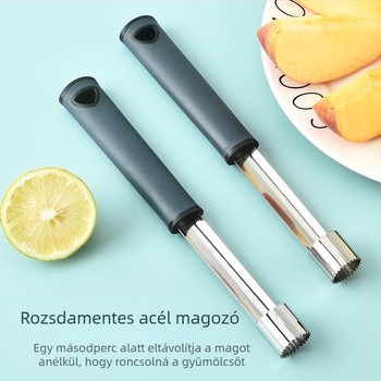 Rozsdamentes acél kézi gyümölcsmag-eltávolító — többfunkciós konyhai eszköz