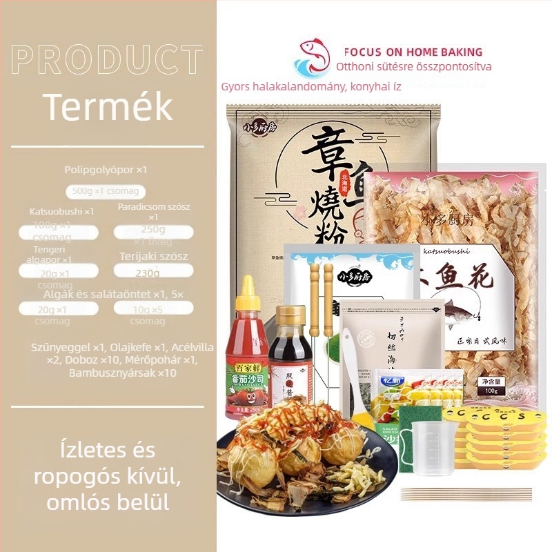 Takoyaki serpenyő, tapadásmentes, alumínium, kerek, elektroplattázás, Súly 1.2