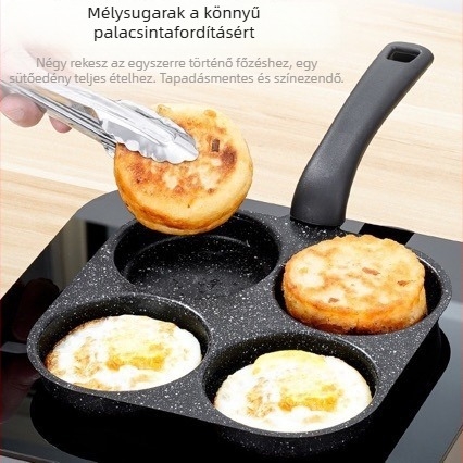 XS03 Tapadásmentes serpenyő finom vasból, 350 g, 2 cm mélység