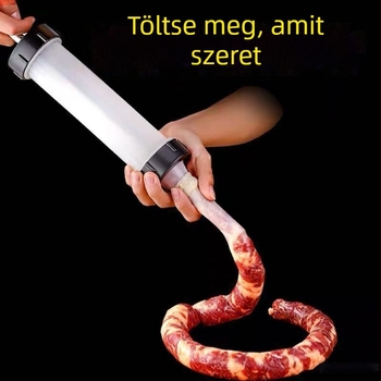 Kézi kolbász töltő otthoni használatra, kézi kolbász-készítő, töltő eszköz