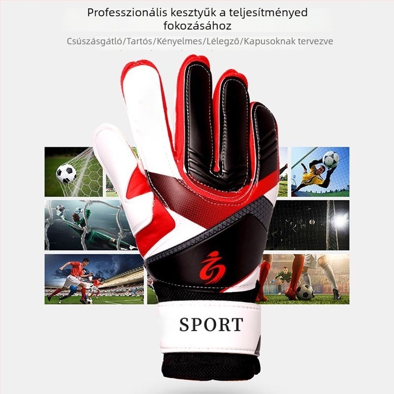 Felnőtt futballkapus kesztyűk – csúszásmentes, kopásálló edzésvédő felszerelés