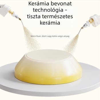 Vasból készült serpenyő tapadásmentes bevonattal, dupla alj, kínai stílus, 1,3 kg, minden tűzhelyhez