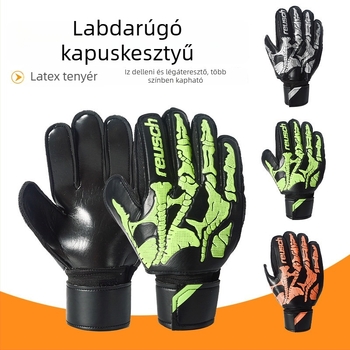 Futball kapus kesztyűk – professzionális latex, csúszásmentes, kopásálló, felnőtteknek és gyerekeknek