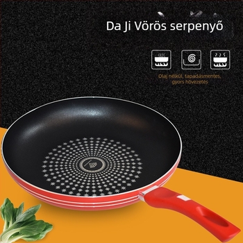 Weiyi tapadásmentes bevonatú serpenyő, alumínium testtel, indukciós és gáztűzhellyel kompatibilis, 2018-as modell