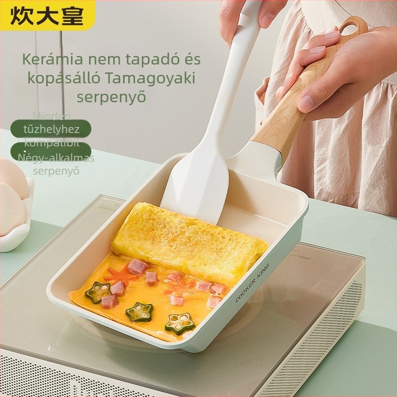Tamagoyaki tapadásmentes serpenyő, 18 cm, alumínium ötvözet