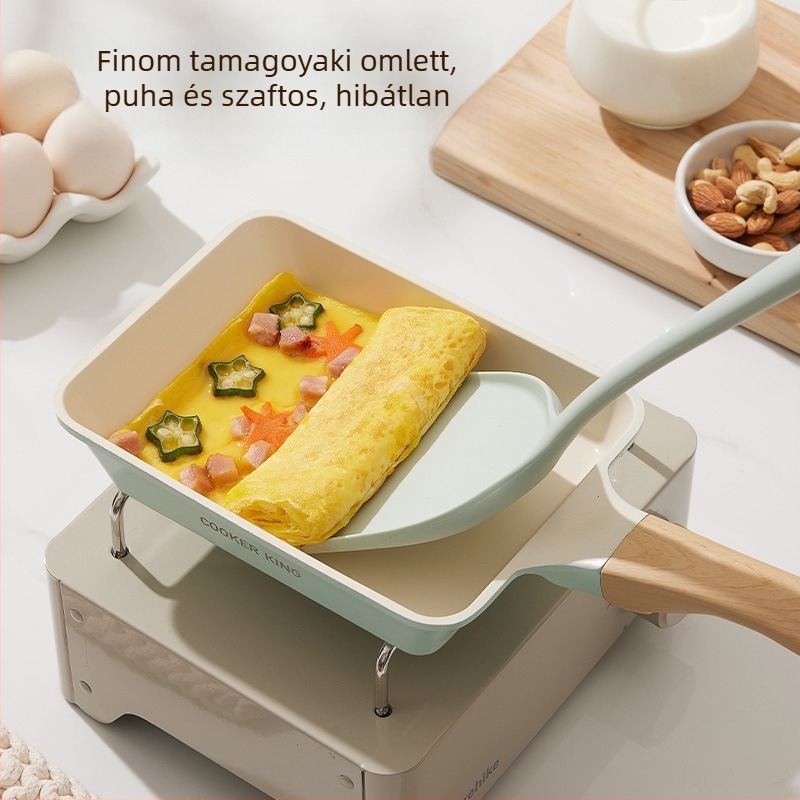 Tamagoyaki tapadásmentes serpenyő, 18 cm, alumínium ötvözet