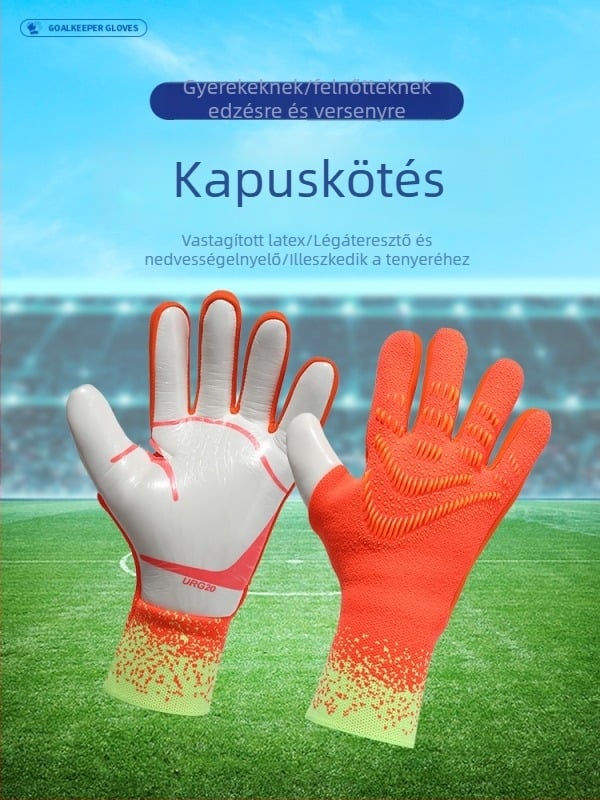 Futball kapus kesztyű (Latex, Uniszex, Testreszabható, Ujjvédelem, Edzés)