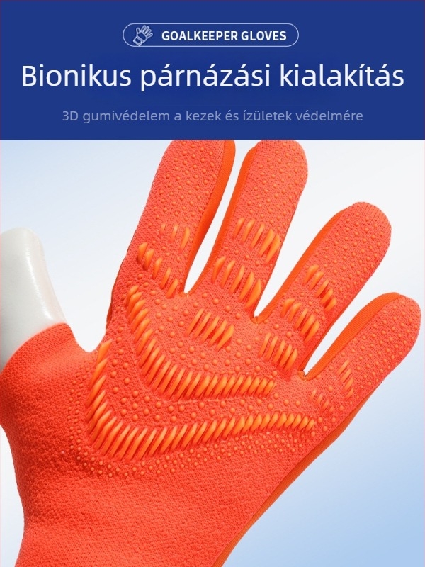 Futball kapus kesztyű (Latex, Uniszex, Testreszabható, Ujjvédelem, Edzés)