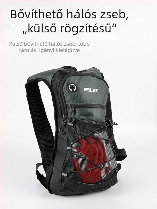 Eslnf-091 Kerékpáros hidratáló hátizsák, 16L kapacitás, Nylon + Poliészter, vízálló