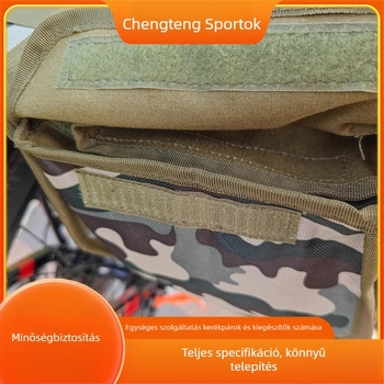 Hátsó csomagtartóra illő kerékpáros pannier – Vászon, Modell: cycling equipment pannier, Kapacitás: Egyéb