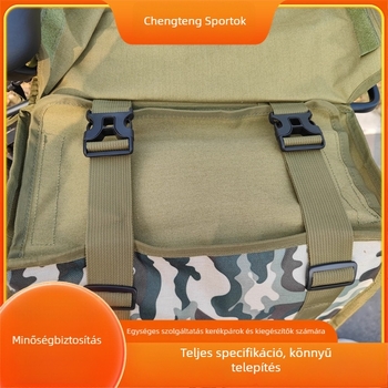 Hátsó csomagtartóra illő kerékpáros pannier – Vászon, Modell: cycling equipment pannier, Kapacitás: Egyéb