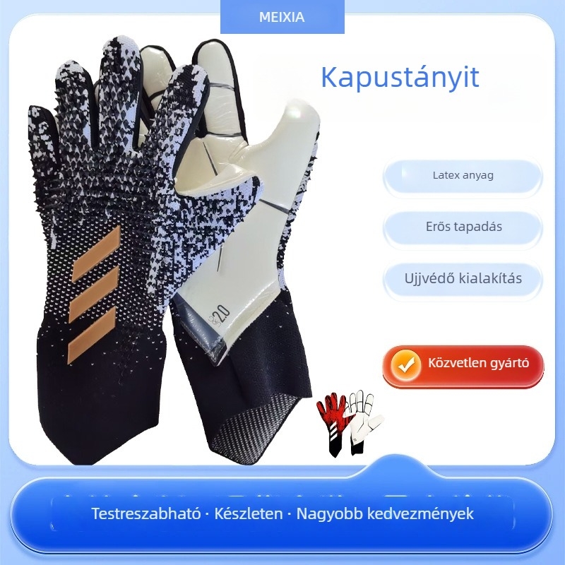Kapus kesztyűk – latex, uniszex, futball