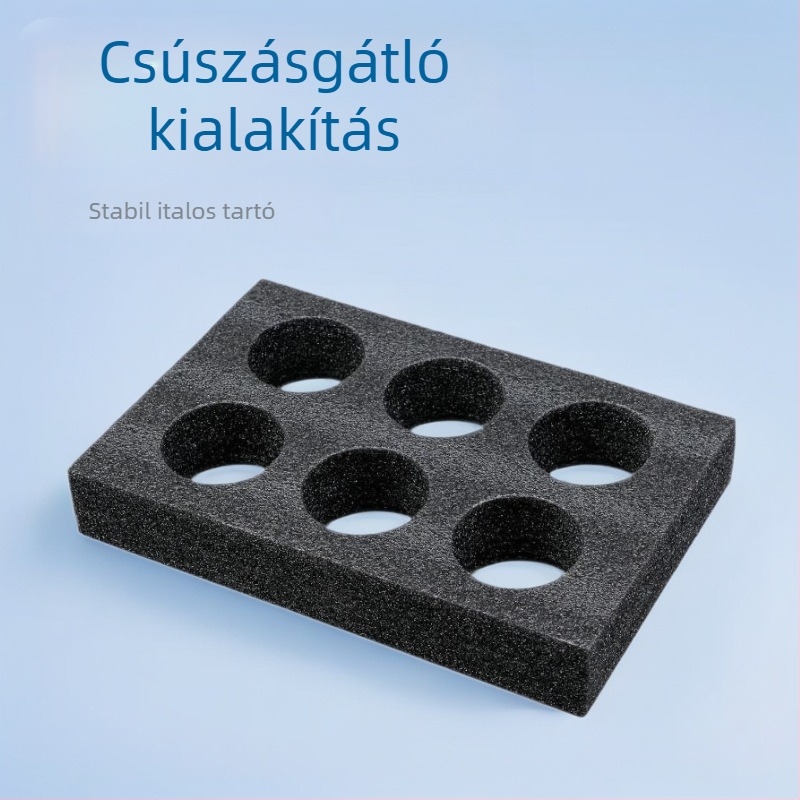 Hordozható, szigetelt pohár- és tál tartó kiszállításhoz, italok és tejtea számára (Anyag: 20213; Dobozonként: 10 db; Kategória: Ice pack; Márka: Food dart office)