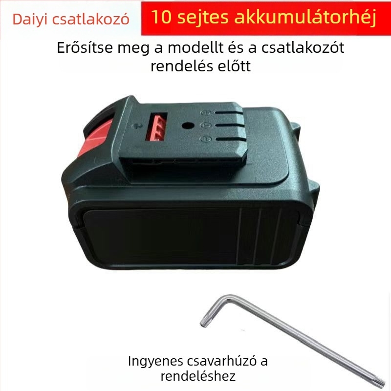 2106 Li-ion akkumulátor ház elektromos szerszámokhoz, kompatibil 15S/10S/20S, Univerzális A3