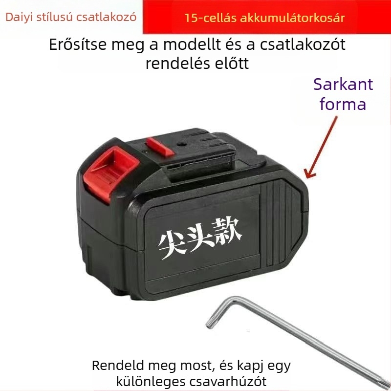 2106 Li-ion akkumulátor ház elektromos szerszámokhoz, kompatibil 15S/10S/20S, Univerzális A3