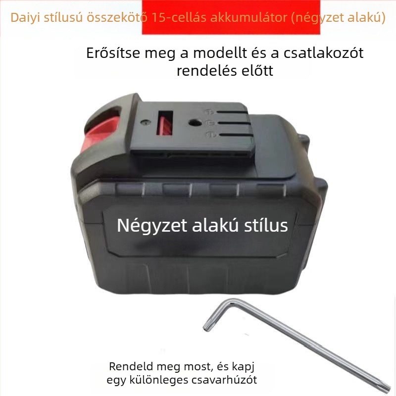 2106 Li-ion akkumulátor ház elektromos szerszámokhoz, kompatibil 15S/10S/20S, Univerzális A3