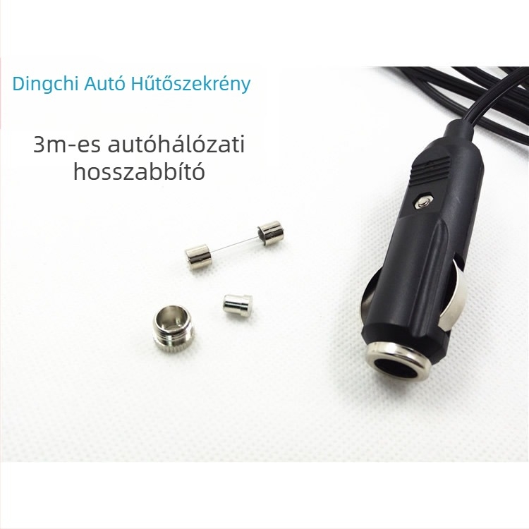 Járműre szerelt tápkábel a Mousse-tól (MUSIBAO) minden 12V DC modellhez, 12V bemenet, minimális hűtési hőmérséklet 0°C