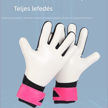 Latex kapuskesztyűk, vastagított kivitelben, csúszásmentes, uniszex, testreszabható futballhoz