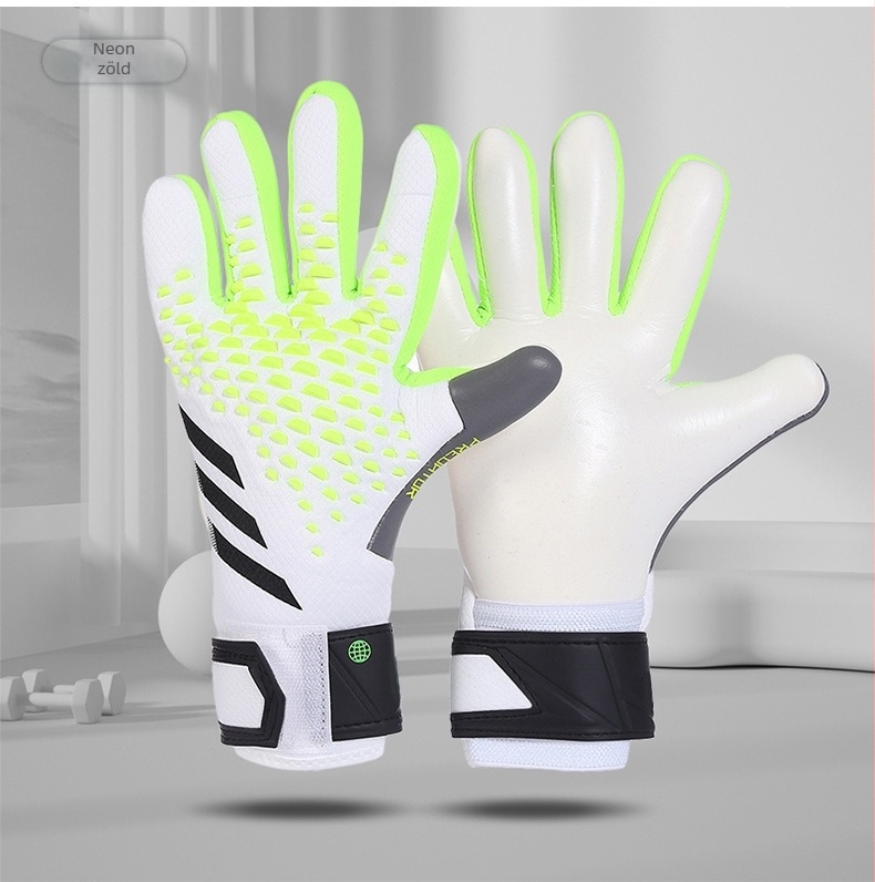 Latex kapuskesztyűk, vastagított kivitelben, csúszásmentes, uniszex, testreszabható futballhoz