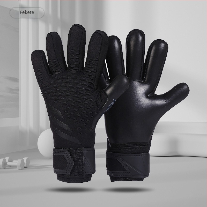 Latex kapuskesztyűk, vastagított kivitelben, csúszásmentes, uniszex, testreszabható futballhoz