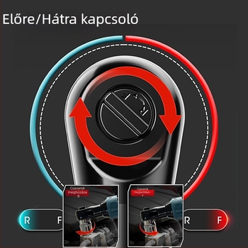 Elektromos racsnis csavarhúzó, 90°-os szög, 21V Li-ion akkumulátor, nyomaték 80 Nm, súly 0,9 kg