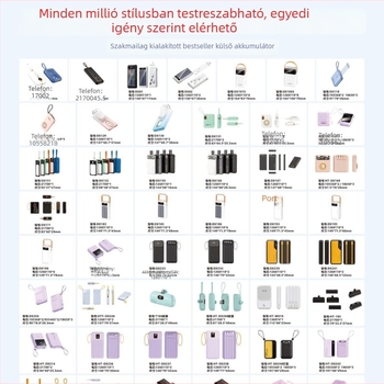 Love heart Power Bank 20000 mAh, 2.4A kimenet, Mobiltelefonok és tabletek számára