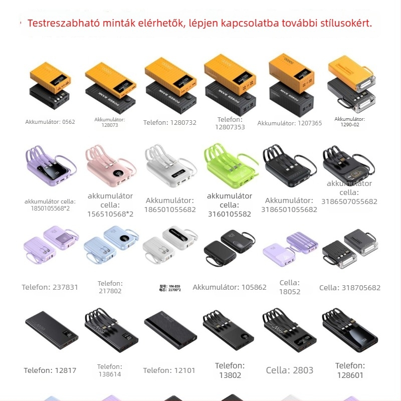 Love heart Power Bank 20000 mAh, 2.4A kimenet, Mobiltelefonok és tabletek számára