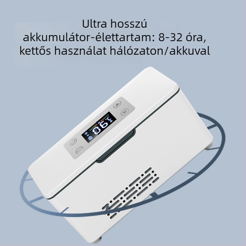 Inzulin autóhűtő (félvezető) – 5 L, 10 W, 5 V, 0–65 °C