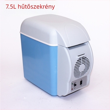 12V-os autóhűtő – mini kettős használatú hűtő-fűtő doboz autókhoz és teherautókhoz