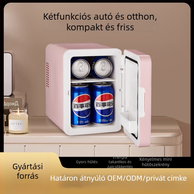 Hordozható autós hűtő-fűtő berendezés, 6-10L, 12V/220V, 30-42W, hűtés 4°C-ig / fűtés 65°C-ig