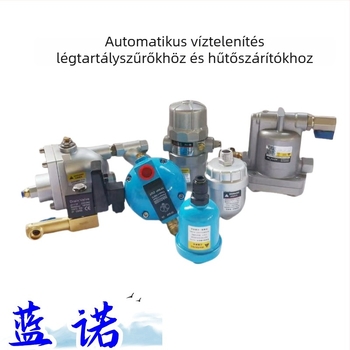 AD208 légsűrítő készlet: levegő tartály, automata ürítő szelep, levegőszűrő, hűtőszárító