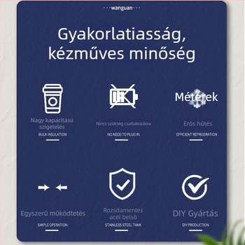 Wanguan WGBB-013 Kábel nélküli hűtő pohár DIY gyümölcslevekhez, smoothiekhoz és milkshake-ekhez