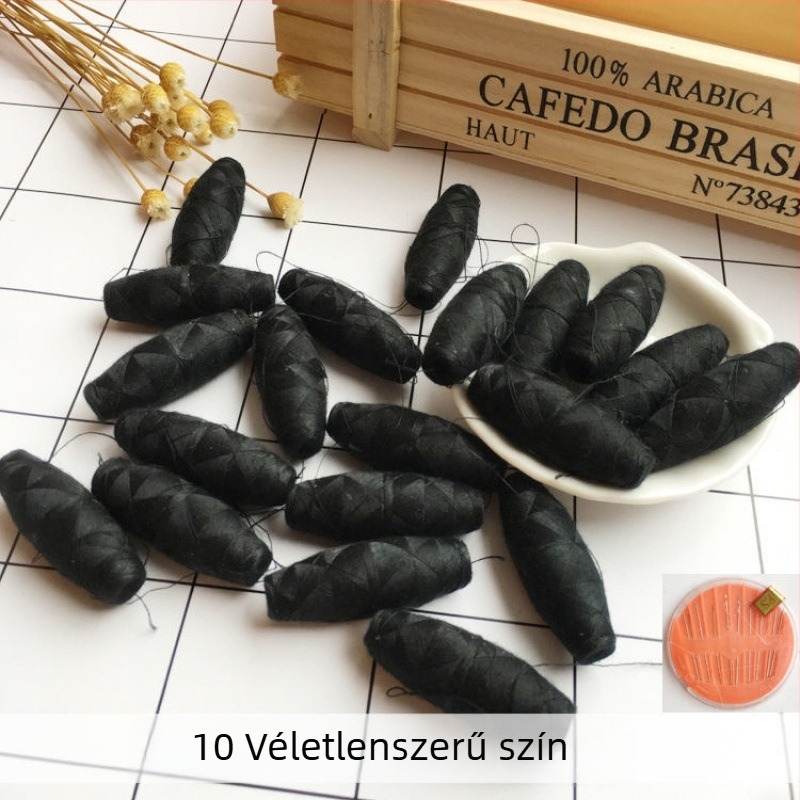 Kézi varráshoz használt cérna – mini, háztartási használatra, kis tekercs, 200 darab