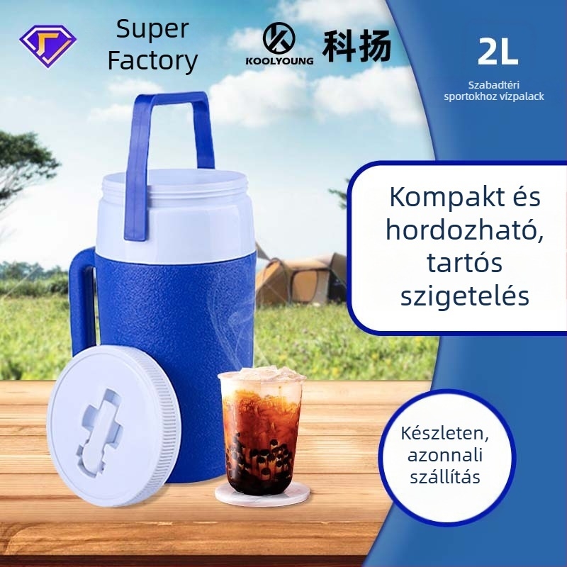 KOOYOUNG 2L PP Ice Pack — Hordozható kültéri hőszigetelt pohár gyors hűtéshez