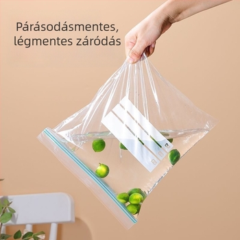 LDPE élelmiszer-minőségű zárható tároló tasakok, 10–30 cm hosszú, élelmiszer-csomagoláshoz, kávéhoz, háziállat-táppal és elvitelre