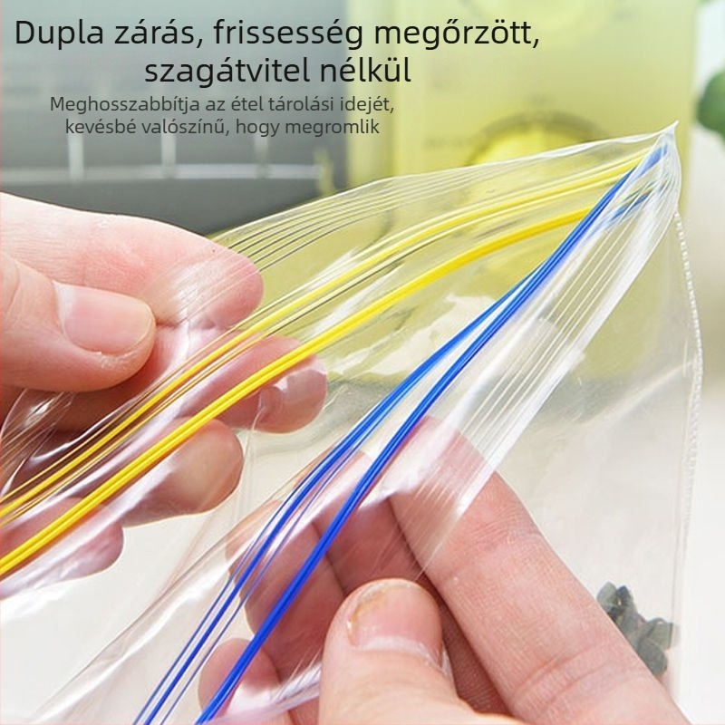 LDPE élelmiszer-minőségű zárható tároló tasakok, 10–30 cm hosszú, élelmiszer-csomagoláshoz, kávéhoz, háziállat-táppal és elvitelre